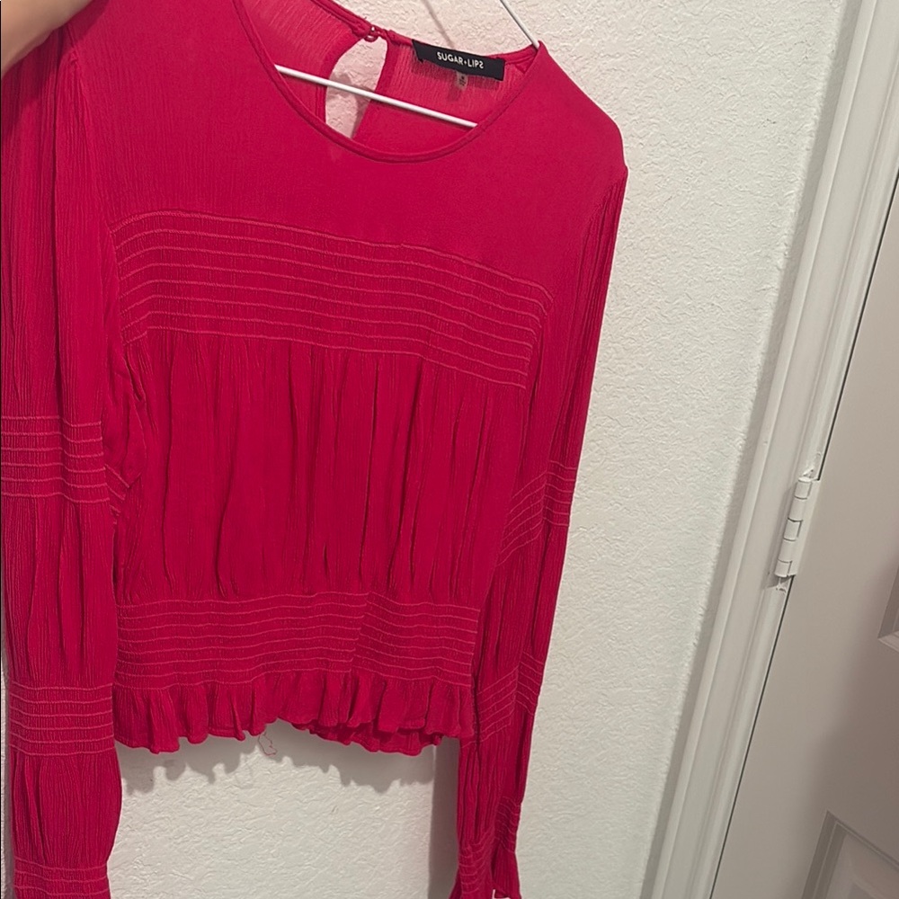 Sugarlips Vibrant pink Blouse